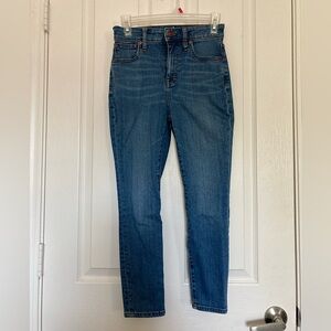Madewell Curvy High Rise Skinny Crop Jeans